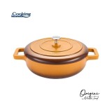 Cratita Aluminiu Turnat + Capac 26x8 cm, 3.4l, Nicolai Tand, Origini, Cooking by Heinner