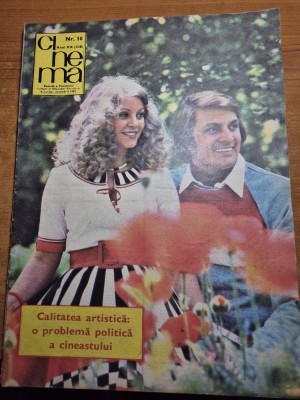 cinema octombrie 1982-interviu sergiu nicolaescu foto