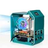 Cumpara ieftin Kit Carcasă Mini Turn ABS cu Ventilator RGB și Ecran OLED