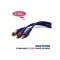 Cablu audio Jack 3.5 mm la 2x RCA 1.5m aurit