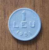 1 leu 1951, RPR / Rom&acirc;nia, aluminiu