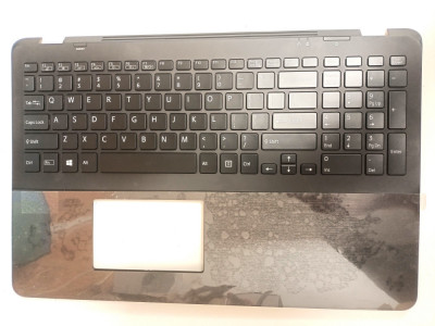 Carcasa superioara cu tastatura palmrest Laptop, Sony, Vaio SVF15A, SVF15N, 5JGD6PHN080, cu iluminare, layout US foto