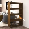 VidaXL Bibliotecă/Separator cameră, maro miere, 80x35x135 cm lemn pin 810892
