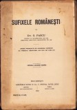 HST 196SP Sufixele rom&acirc;nești 1916 G Pascu