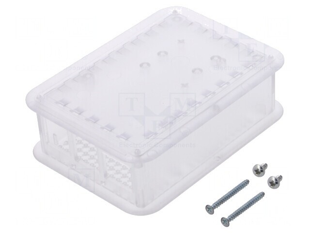 Carcasă Raspberry Pi 4 B Semitransparentă