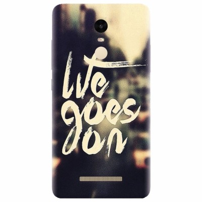 Husa silicon pentru Xiaomi Remdi Note 3, Life Goes On foto