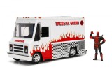 JADA MARVEL SET CAMIONUL DE MANCARE SCARA 1:24 SI FIGURINA METALICA DEADPOOL