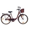 Bicicleta de oras DHS Maccina Avenue 26 inch, maro, cu cos si portbagaj