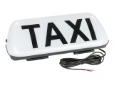 Cumpara ieftin Caseta TAXI LED 12V cu Iluminare Alba, Fixare Magnetica, Cablu Alimentare 1.8 m, Alba