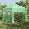 Seră cu acoperiș Manual Verde 280 x 410 x 315 cm Oțel