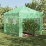 Seră cu acoperiș Manual Verde 280 x 410 x 315 cm Oțel