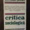 CRITICA SOCIOLOGICA -ION VASILE SERBAN