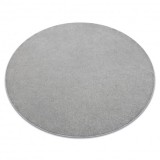 Covor rotund CASHMERE gri 108 simplu, cerc 100 cm