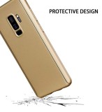 Cumpara ieftin Husa FullBody MyStyle Gold pentru Samsung Galaxy S9 Plus acoperire completa 360 grade cu folie de protectie gratis