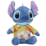 Jucarie din plus Stitch Hawaii cu camasa galbena, Lilo &amp; Stitch, 28 cm, Play By Play