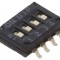 Comutator DIP-SWITCH 4 secțiuni ON-OFF SMT 0,1A 50VDC