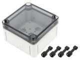 Carcasă universală din policarbonat, IP66, 94 x 94 x 57 mm
