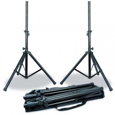 OFERTA UNICA! SET 2 STATIVE BOXE METALICE,SUPORTA GREUTATE MARE+FLANSE SI HUSA!! foto