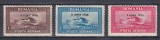 ROMANIA1930 LP 84 a C.RAIU FILIGRAN ORIZONTAL POSTA AERIANA CU SUPRATIPAR 8 IUNIE 1930 SERIE MNH