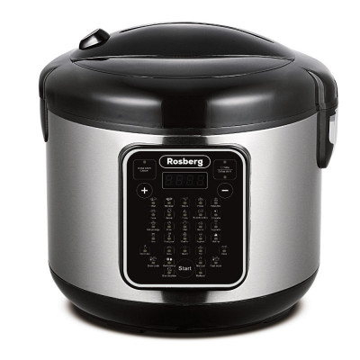 Multicooker cu 31 programe Rosberg, 780 W, 5 L, Acoperite antiaderenta, Inox foto