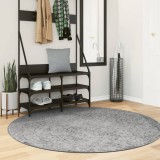 vidaXL Covor pufos &quot;PAMPLONA&quot; cu fire &icirc;nalte, gri modern, &Oslash; 160 cm
