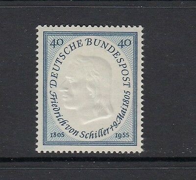GERMANIA BUND RFG 1955 - F. VON SCHILLER SERIE COMPLETA NESTAMPILATA foto