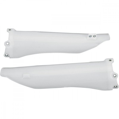 Aparatori telescoape fata Kawasaki KXF250+450/06-08, albe Cod Produs: MX_NEW KA03778280 foto