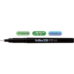Liner Artline 220, v&acirc;rf fetru 0.2mm