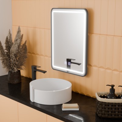 Oglinda LED Rectangulara, 45x60cm, Taglio Touch, Sistem Dezaburire ModernLight Concept foto