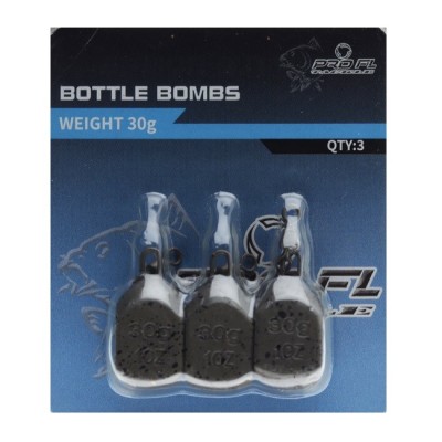 SET PLUMBI Sondare Feeder PRO FL BOTTLE BOMBS 3BUC 30G foto
