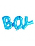 Balon Folie Text BOY 65x28 cm