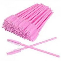 Perii pentru Extensii Gene, set 100 buc, Pink