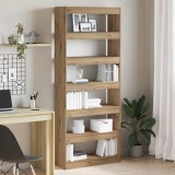 vidaXL Cabinet pentru Cărți/Divider de Cameră Stejar Artisan 80x30x198 cm