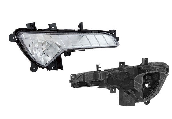 Proiector ceata Kia Sportage (Sl), 06.2010-12.2015, fata, Dreapta, fabricat in Korea, H27W/2 (GE881), DEPO