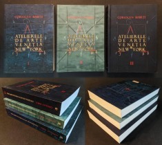 rara ATELIERELE de ARTE Venetia &amp; New York Vol. I II III 1 2 3 Coriolan Babeti Cronici de Arta Eseuri Critice Critica 1229 pag ilustrate Tiraj 300 ex.