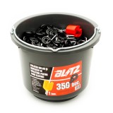 Set 350 izolator gard electric tip inel pentru fir și bandă - Blitz + dispozitiv de &icirc;nfiletare și găleată