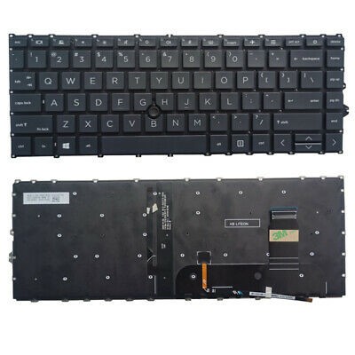 Tastatura laptop HP EliteBook 840 G7 Black Backlit without Frame foto