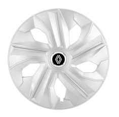 Set 4 Capace Roti Autohelix MSA&reg; potrivite jantelor de 14 inch, pentru Renault nou model Luna Gri
