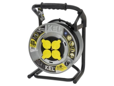 Prelungitor alimentare KEL 3x2,5mm&amp;sup2; 4 prize 40m 16A negru foto
