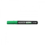 Marker Strigo cu creta lichida, varf rotund , verde