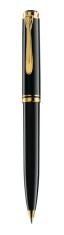 Pix Souveran K800 Mina Tip Parker,accesorii Placate Cu Aur,corp Negru foto