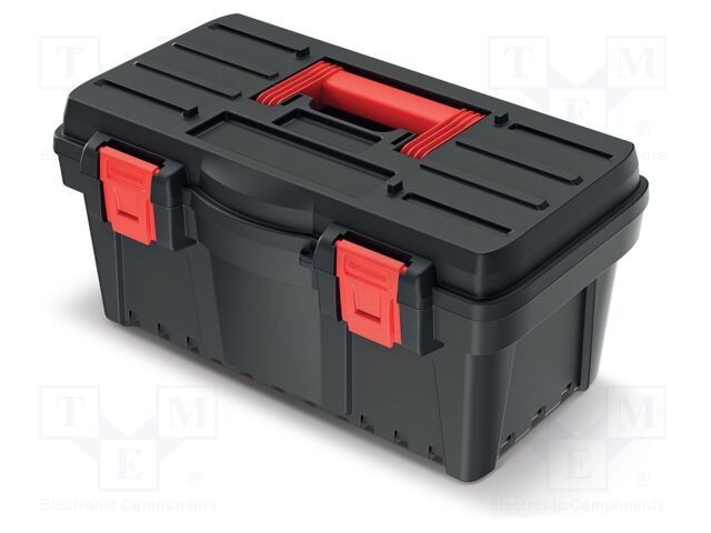 Ladă pentru unelte neagră polimer KISTENBERG DARK 476x258x226mm