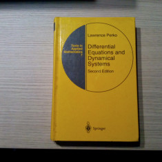 DIFERENTIAL EQUATIONS AND DYNAMICAL SYSTEMS - Lawrence Perko - 1998, 525 p.