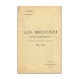 N. Bănescu, V. Mihăilescu, Ioan Maiorescu. Scriere comemorativă, 1912