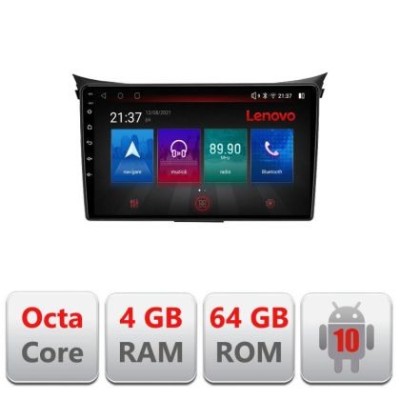 Navigatie HHyundai I30 2011-2016 Octa Core cu Android Radio Bluetooth Internet GPS WIFI DSP 4+64GB 4G Kit-i30-2011+EDT- CarStore Technology foto