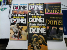 FRANK HERBERT - DUNE - 7 volume - editie completa -Nemira 1992-2003 foto