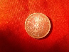 Moneda 50 Bani 1914 Carol I ,argint ,cal.F.Buna-AUNC