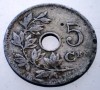 7.294 BELGIA 5 CENTIMES 1906 BELGIE Cross, Europa, Cupru-Nichel
