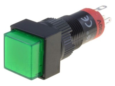 Comutator apăsare SPDT, iluminare LED foto