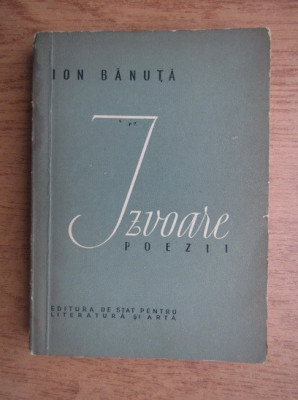 Ion Banuta - Izvoare poezii foto